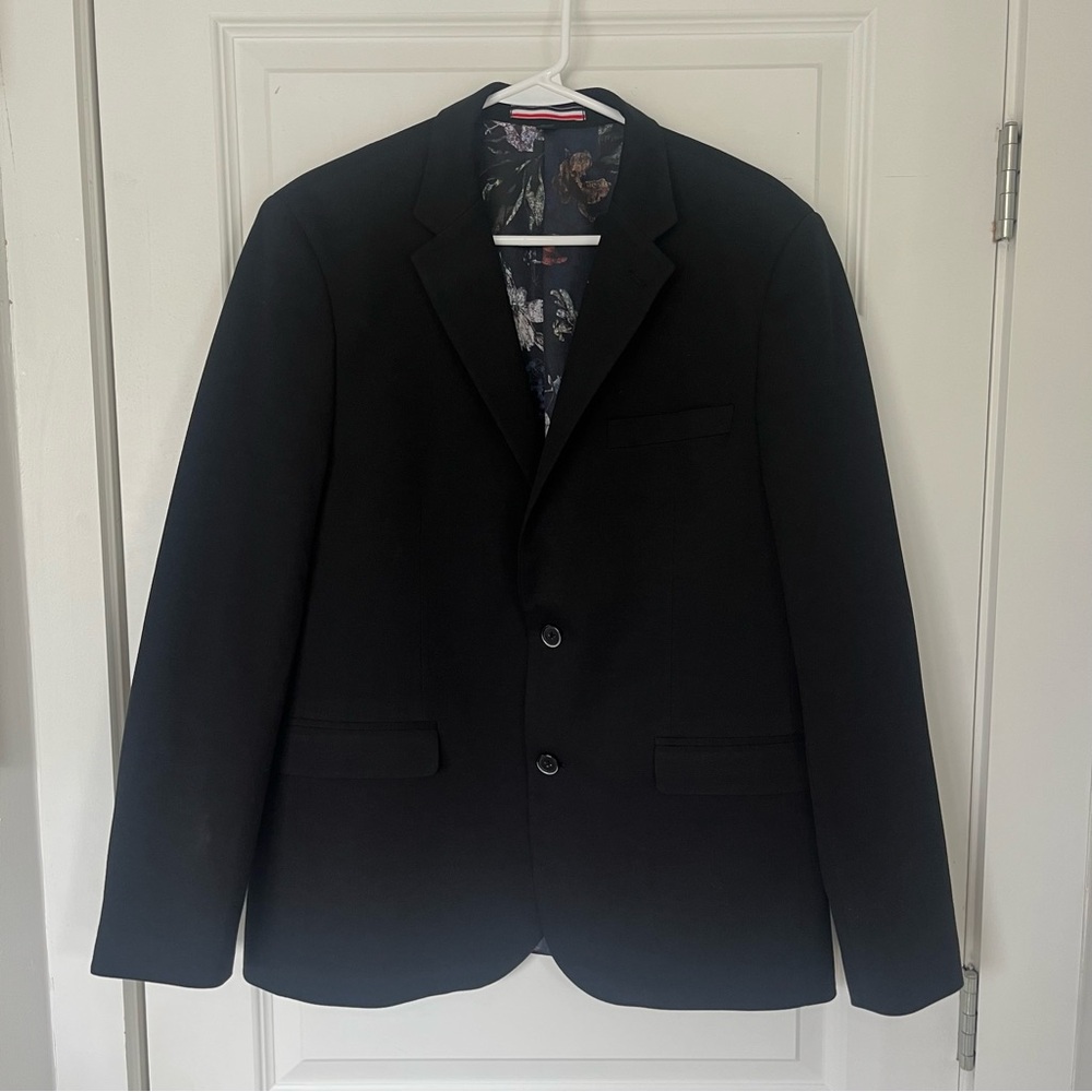 Soul Of London Black Suit Jacket & Pants